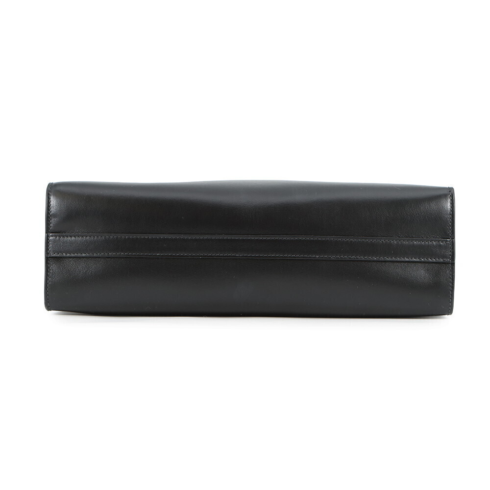 Prada Tote Bag Triangle Logo Black - Picture 3 of 12